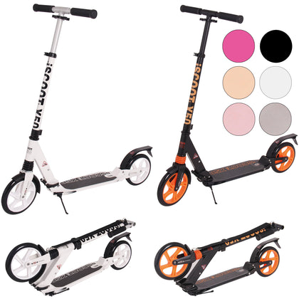 Adult iScoot X50 City Suspension Push Kick Scooter Folding Large 200mm Wheels