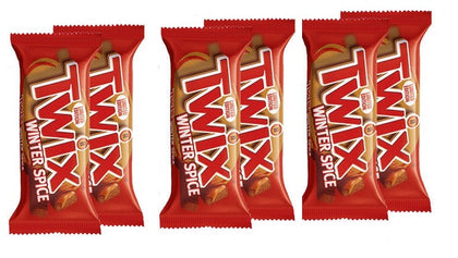 Twix Winter Spice 6 Twin Packs Limited Edition Long Dated 04/2021