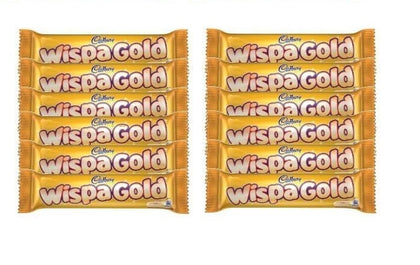 Cadbury Wispa Gold Bar - Pack of 12 by Cadbury Long Expiry dated