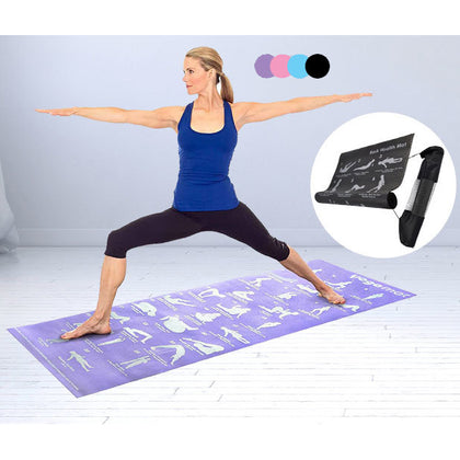 Yoga Exercise Fitness Workout Mat Physio Pilates Festivals Camping Gym Non Slip