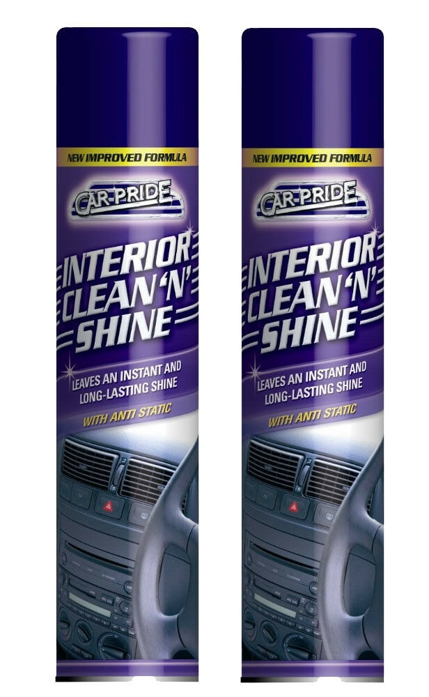 Car-Pride Car Interior Dashboad Cleaner Instant Shine Clean Trim Anti Static 300