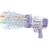 Kids Automatic Electric Rocket Bazooka Bubble Shooter Blower Machine Gun Party