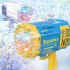 Kids Automatic Electric Rocket Bazooka Bubble Shooter Blower Machine Gun Party