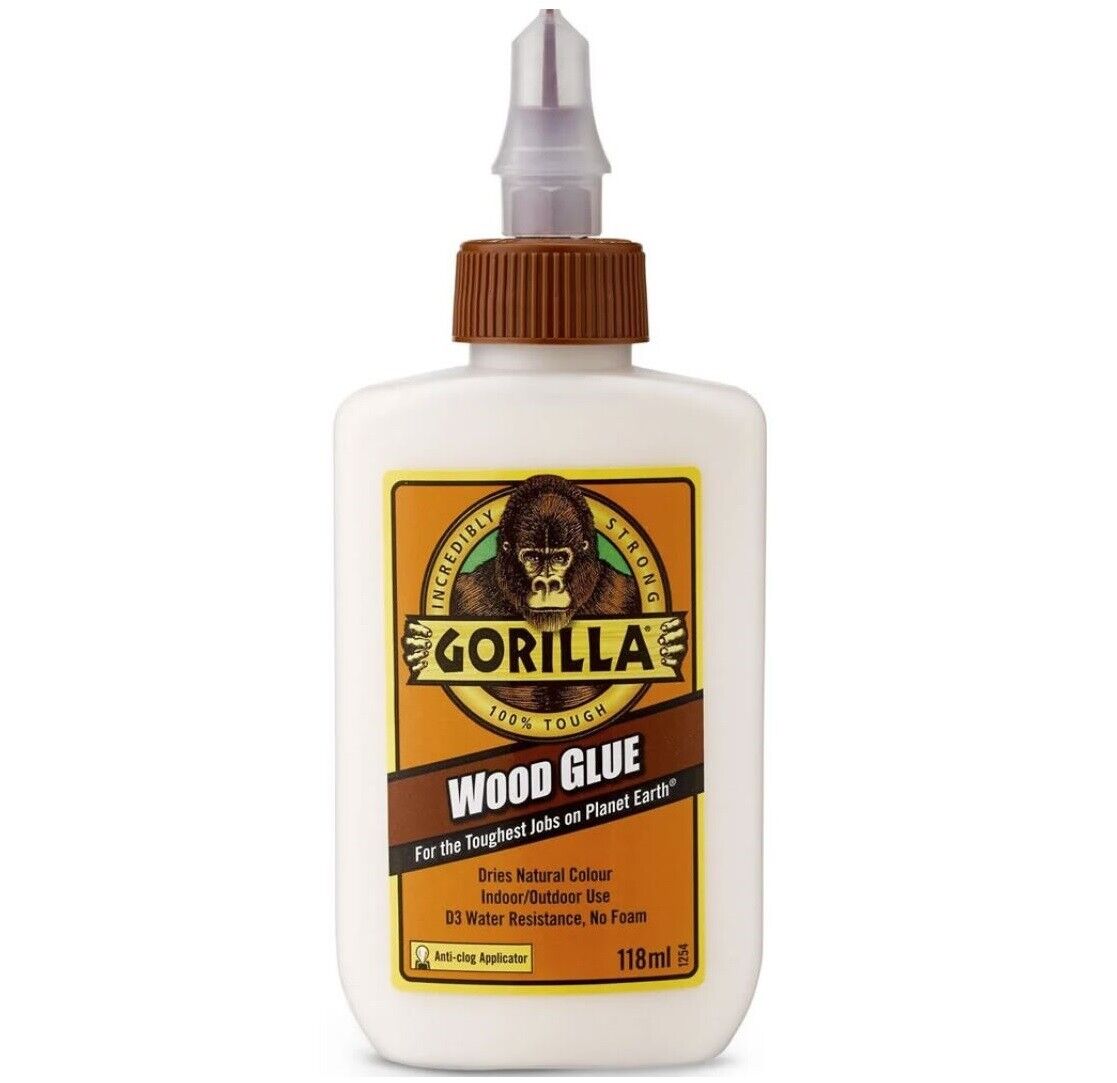 Gorilla Wood Glue PVA Adhesive Water Resistance Extra Strong Durable DIY Repair