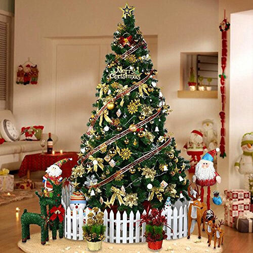 Christmas Tree Colorado Spruce 4ft 5ft 6ft Metal Stand Xmas Bushy Pine Branches