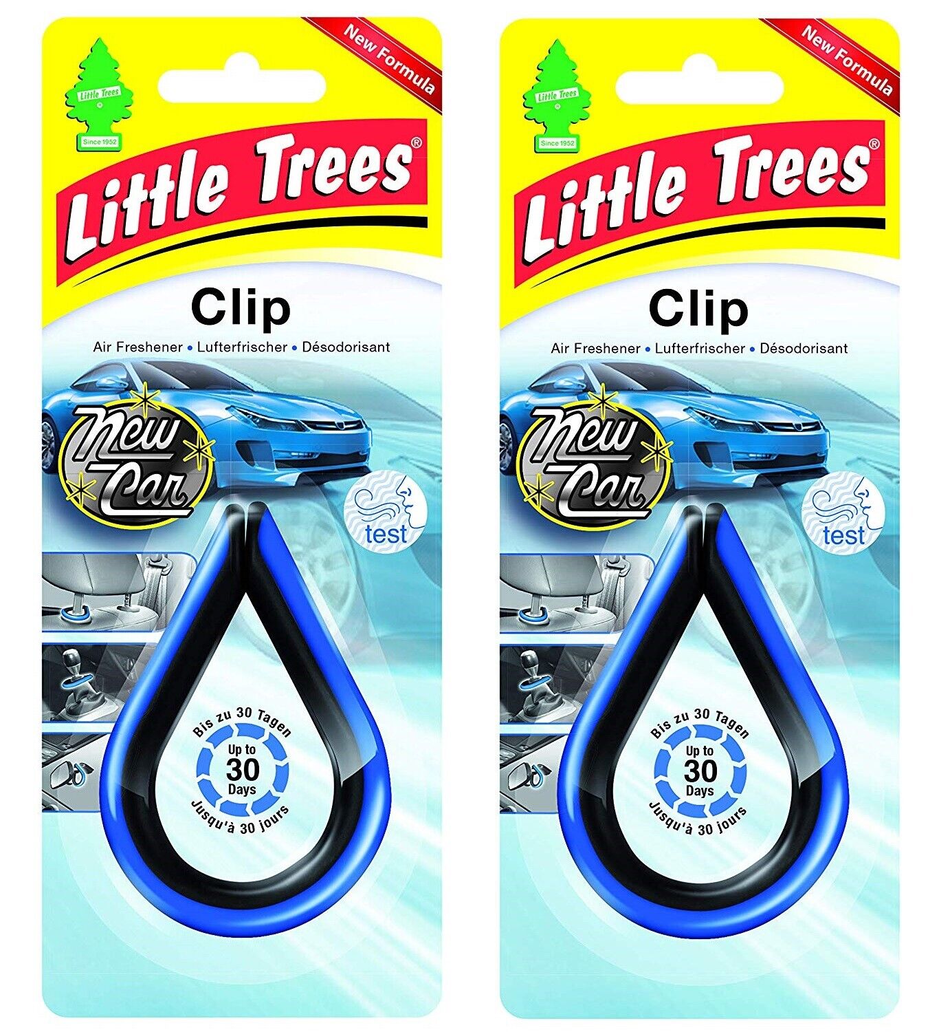2 X Magic Tree Little Trees Car Scent Clip Air Freshner Fragrance