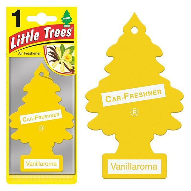 5 x Magic Little Trees Air Freshner Scent Car Home Office Van UK - Free Holder