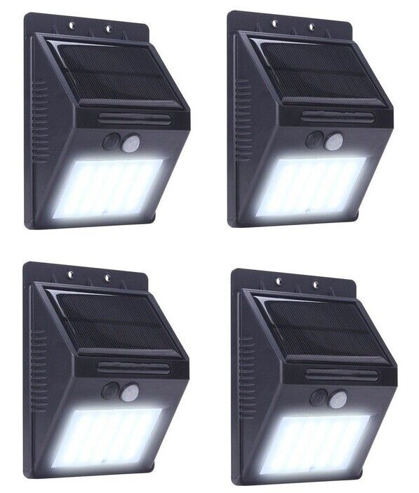 20 LED Solar Lights Motion Sensor Security Light Wireless Weatherproof IP64 PIR