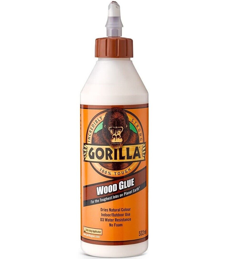 Gorilla Wood Glue PVA Adhesive Water Resistance Extra Strong Durable DIY Repair