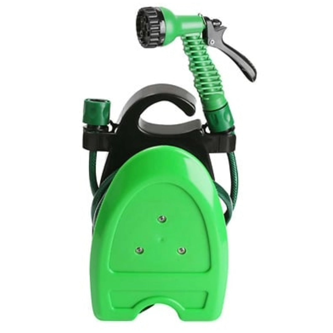 10m Garden Hose Pipe with 7 Spray Gun Settings Stand Tap Connector Watering