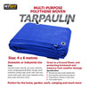 Heavy Duty Tarpaulin Cover Ground Sheet Waterproof Furniture Eyelet Tarp 4 Sizes