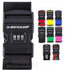 Dunlop Adjustable Luggage Strap Travel Suitcase Baggage Combination lock TieBelt