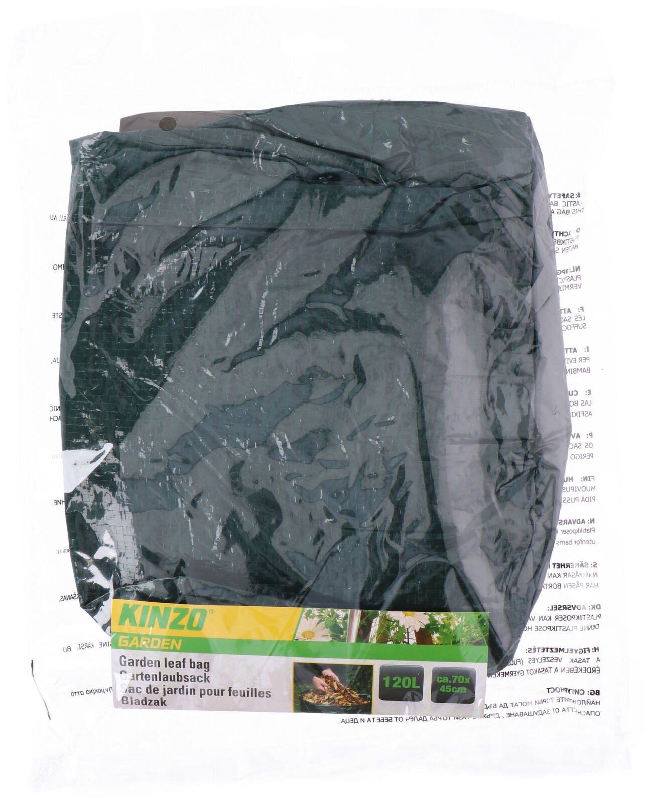 2x 120L Heavy Garden Waste Bag Refuse Sack Leaf Leaves Weeds Carry Handle Strong