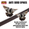 Wall Fence Anti Bird Spikes Climb Defender Burglars Cats Repellent Deterrent 5M