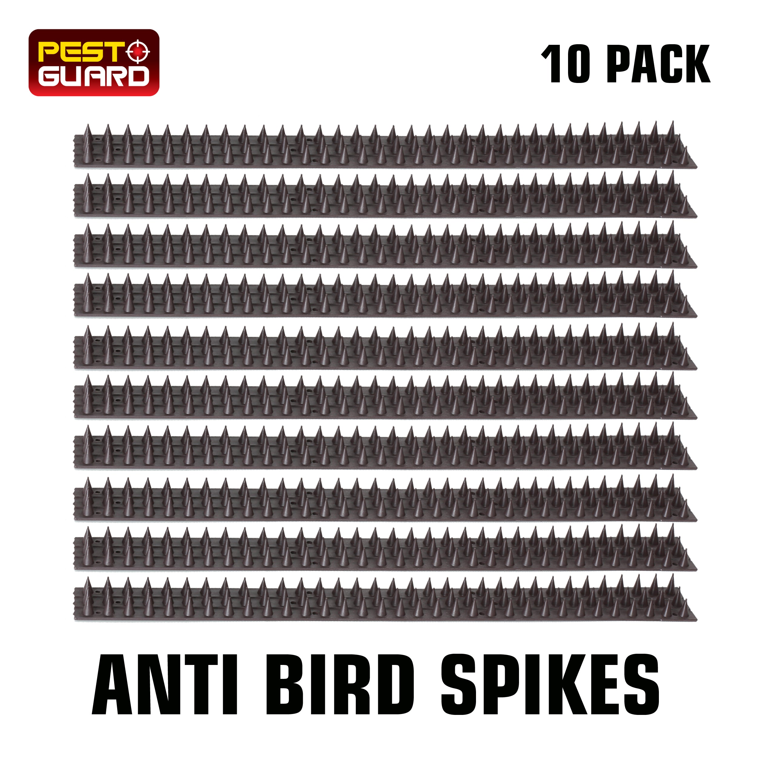 Wall Fence Anti Bird Spikes Climb Defender Burglars Cats Repellent Deterrent 5M