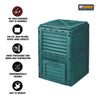 Compost Bin Garden 300 Litre Green Plastic Composters Outdoor Waste Eco Organic