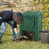 Compost Bin Garden 300 Litre Green Plastic Composters Outdoor Waste Eco Organic