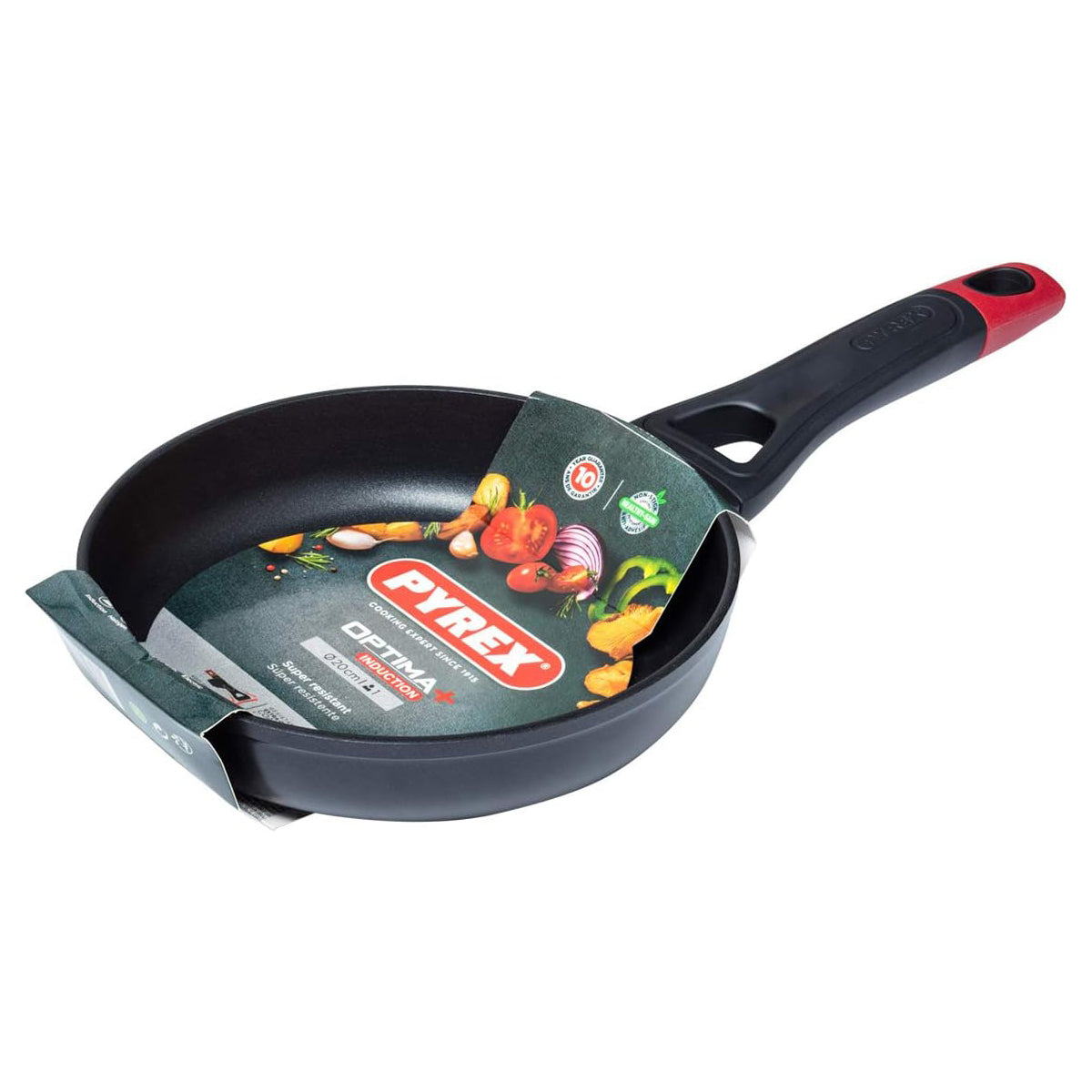 Pyrex Frying Pan 20 cm Aluminium Forged Optima Induction PX Stainless Steel