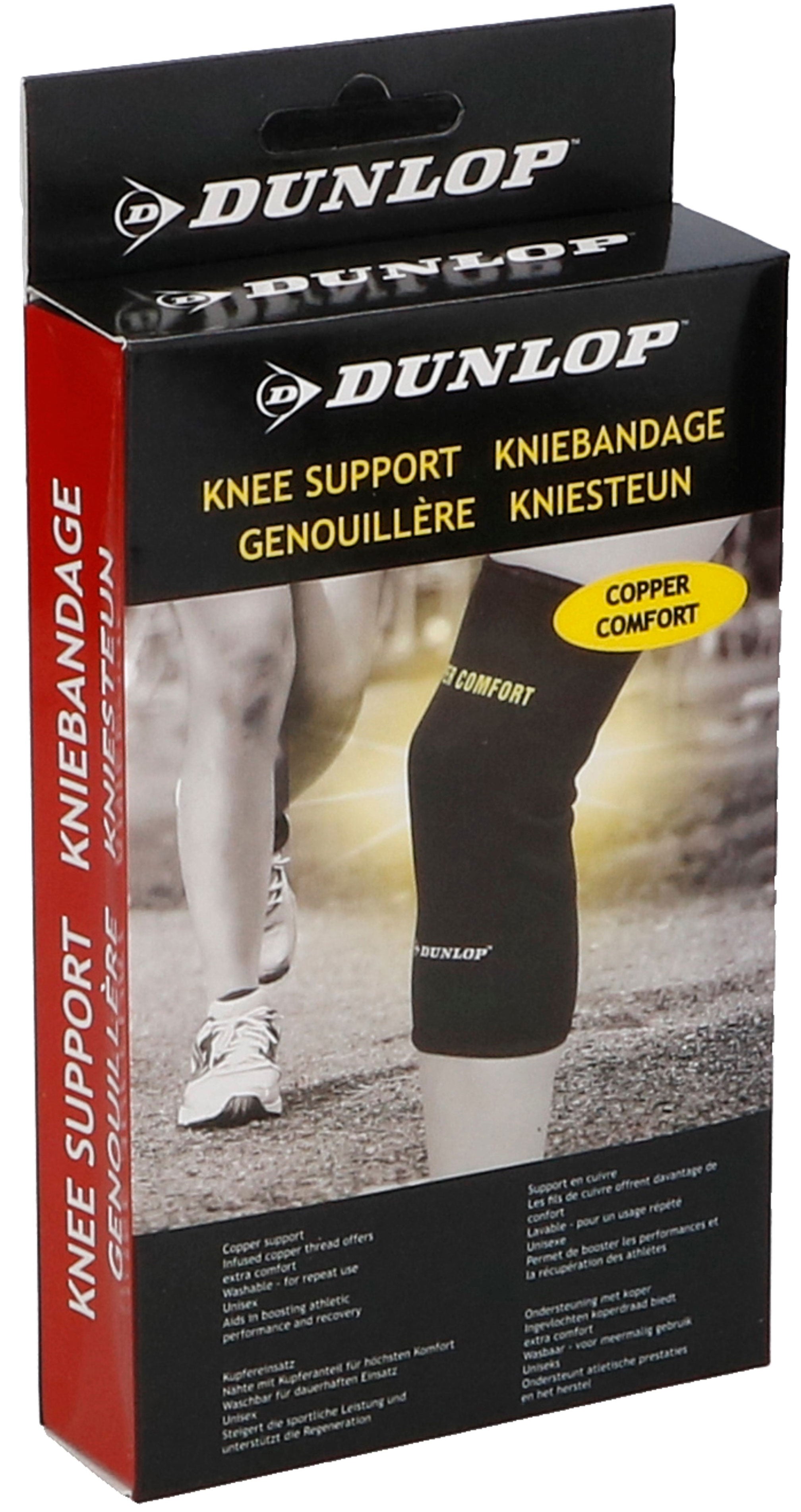 Dunlop Copper Infused Ankle Knee Elbow Comfort Support Belt Sports Pain Relief