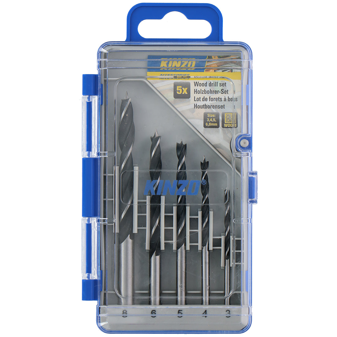 Combination Drill Bits Set Masonry Wood Metal Brick Concrete Plastic Plasterboar