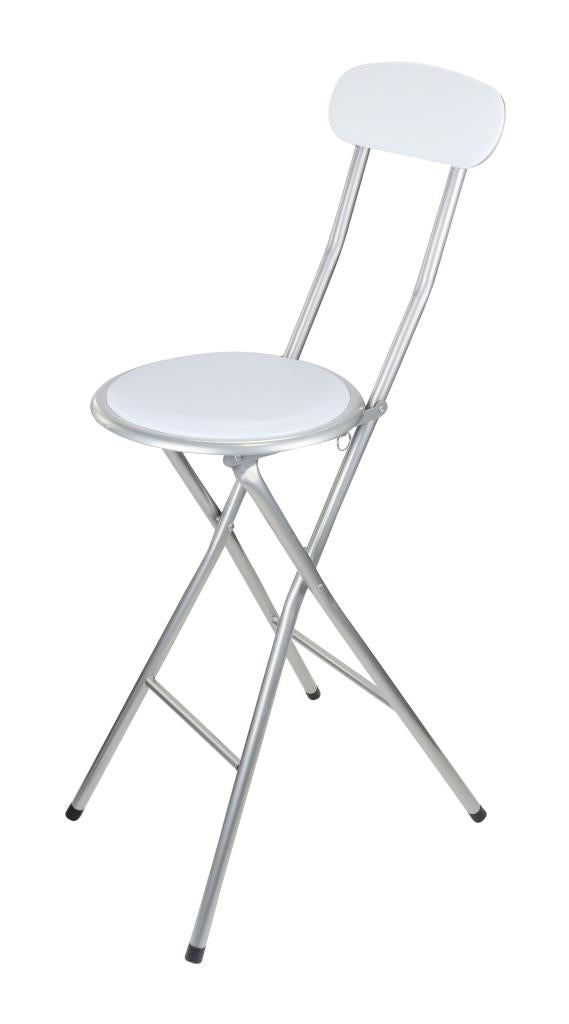 Folding Breakfast Bar Stool Foldable Padded Chair Seat Office Event Garden Party