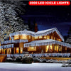 Christmas Xmas Bright LED Snowing Icicle Lights Indoor Outdoor House Tree White