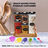 Food Storage Containers Set Plastic Kitchen Jars Clip Airtight Lids Locking