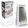 2-Way Food Grater with Storage Measuring Box Container Cheese Veg Shredder