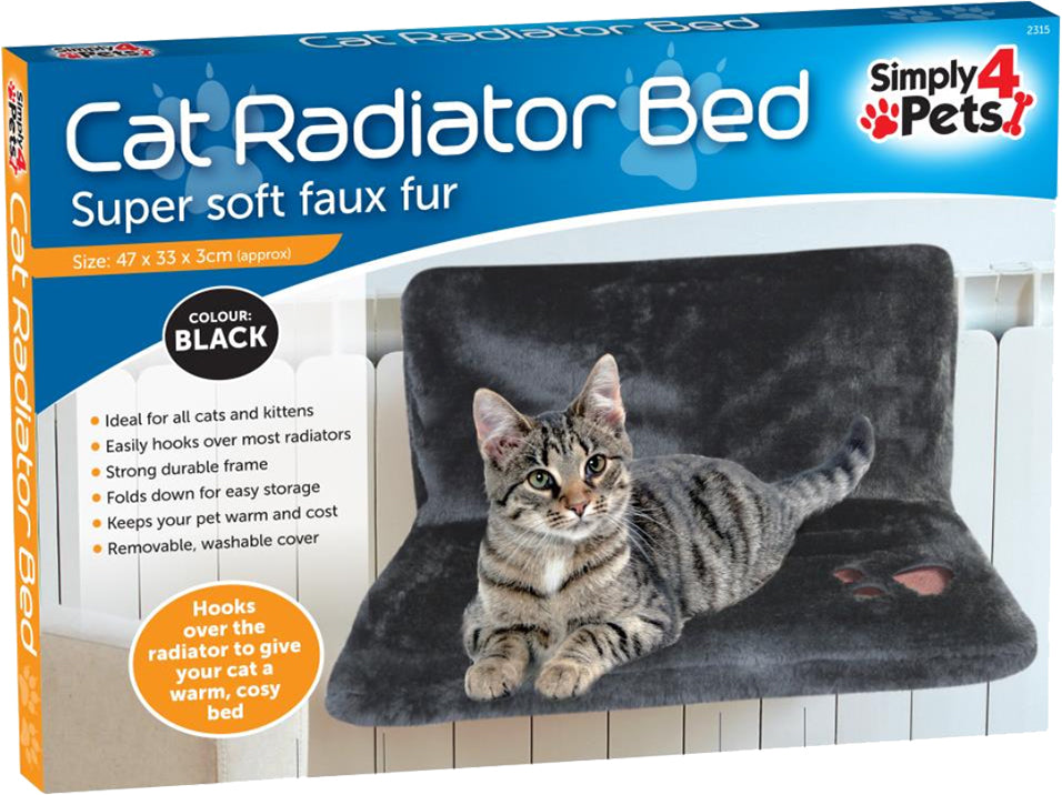 Cat Kitten Hanging Radiator Pet Bed Warm Fleece Basket Cradle Hammock Plush