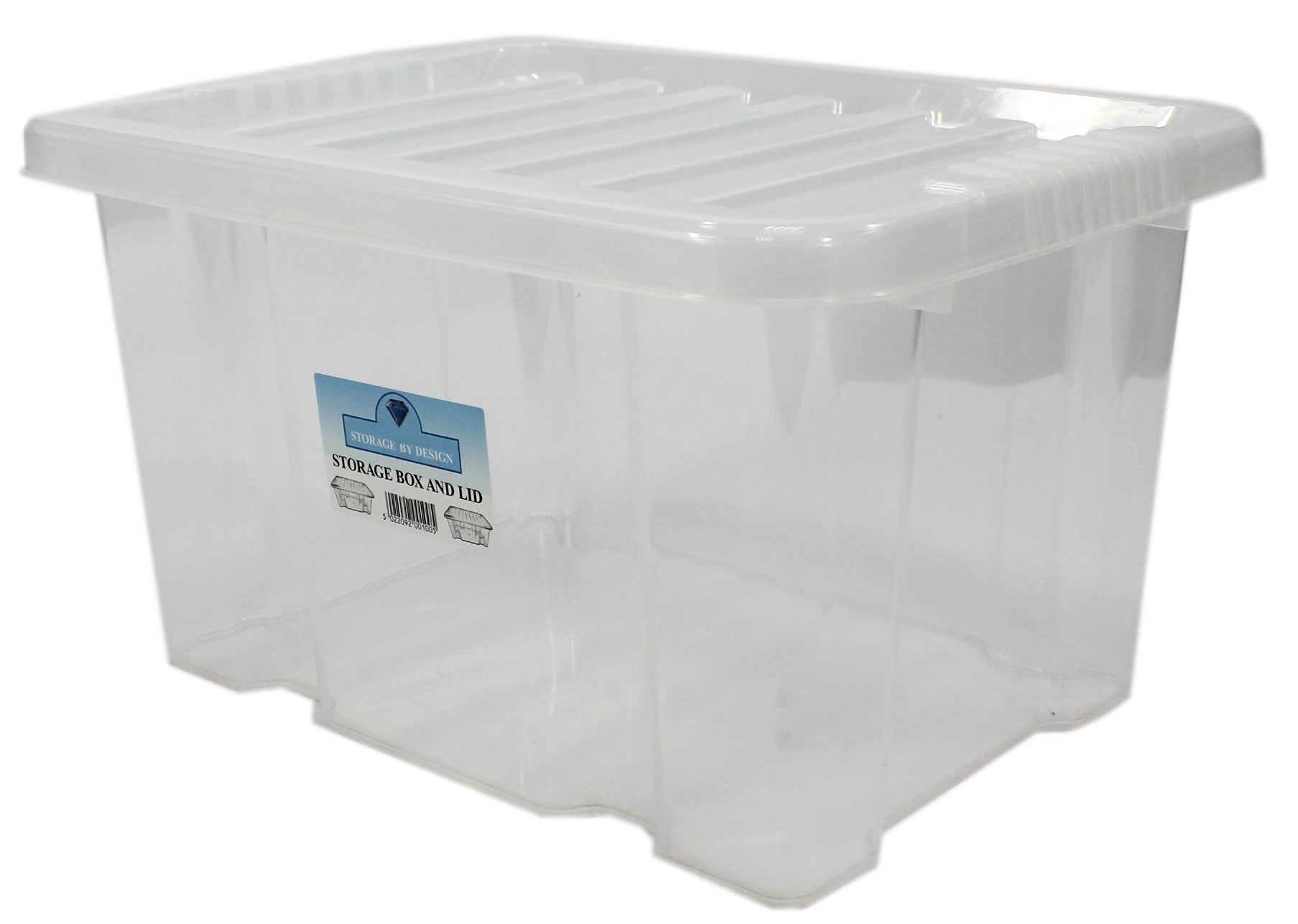 Quality Plastic Storage Boxes Clear Box With Lids Home Office Kitchen Stackable