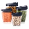 4Pcs Cereal Dispenser Food Storage Container Organiser Set Pasta Pantry BPA Free