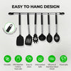 8 Piece Kitchen Utensil Set Spaghetti Server Ladle Solid Slotted Spoon Basket