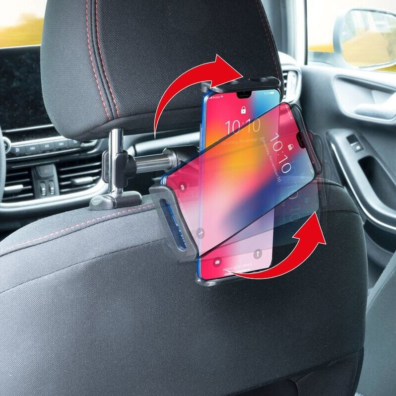 Rotating Universal Car Back Seat Headrest Phone Tablet Holder Stand 360 Rotate