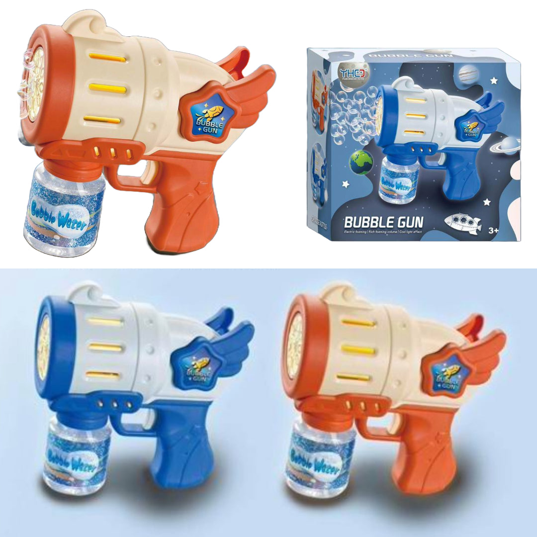 Bubble Machine Electric Blower Gun Handheld Automatic Space Kids Blowing Party