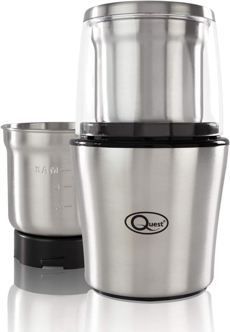 200W Wet And Dry Coffee Grinder Nut And Spice Grinder In Stainless Steel Quest