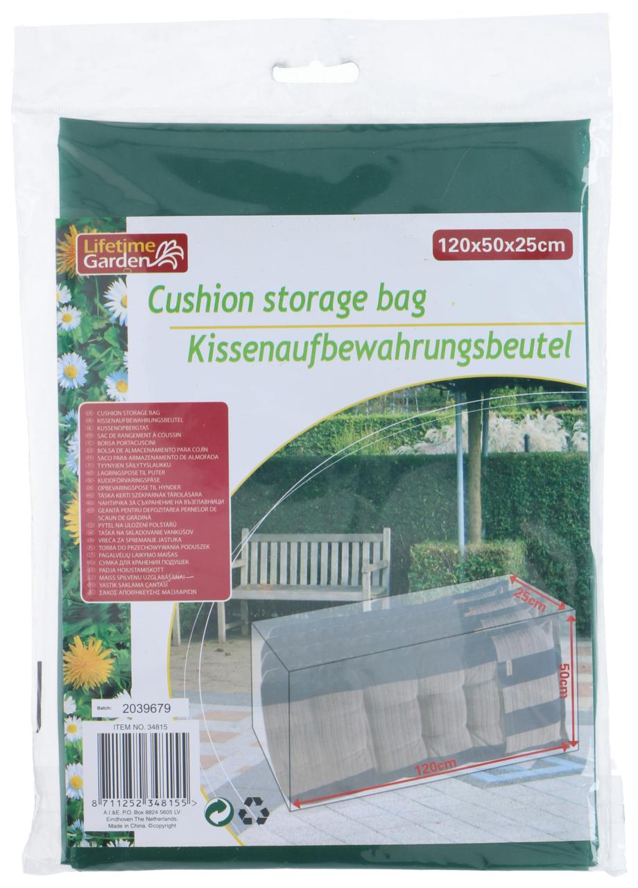 Large Waterproof Garden Furniture Cushion Storage Bag Cover Outdoor 120x50x25cm