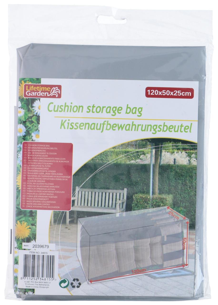 Large Waterproof Garden Furniture Cushion Storage Bag Cover Outdoor 120x50x25cm