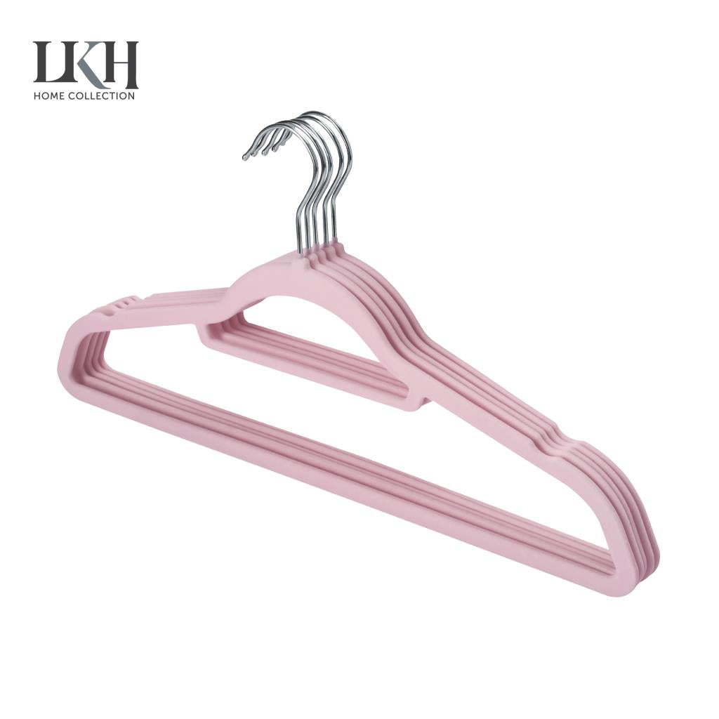 Coat Clothes Hangers Velvet Flocked Non Slip Curved Trousers Dresses Slim 10PK