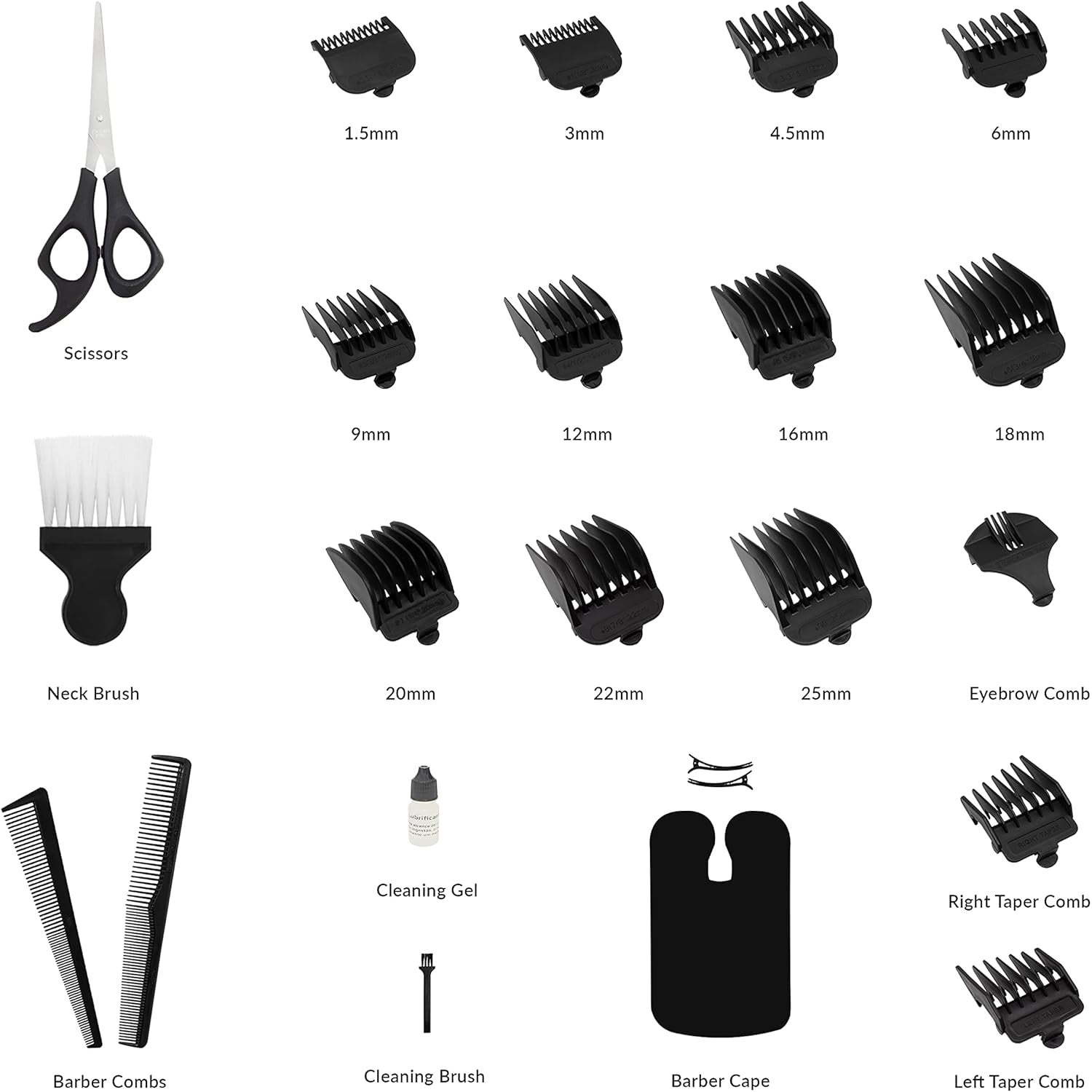 Bauer Professional Hair Clipper Grooming Kit for Men High Precision Travel Bag