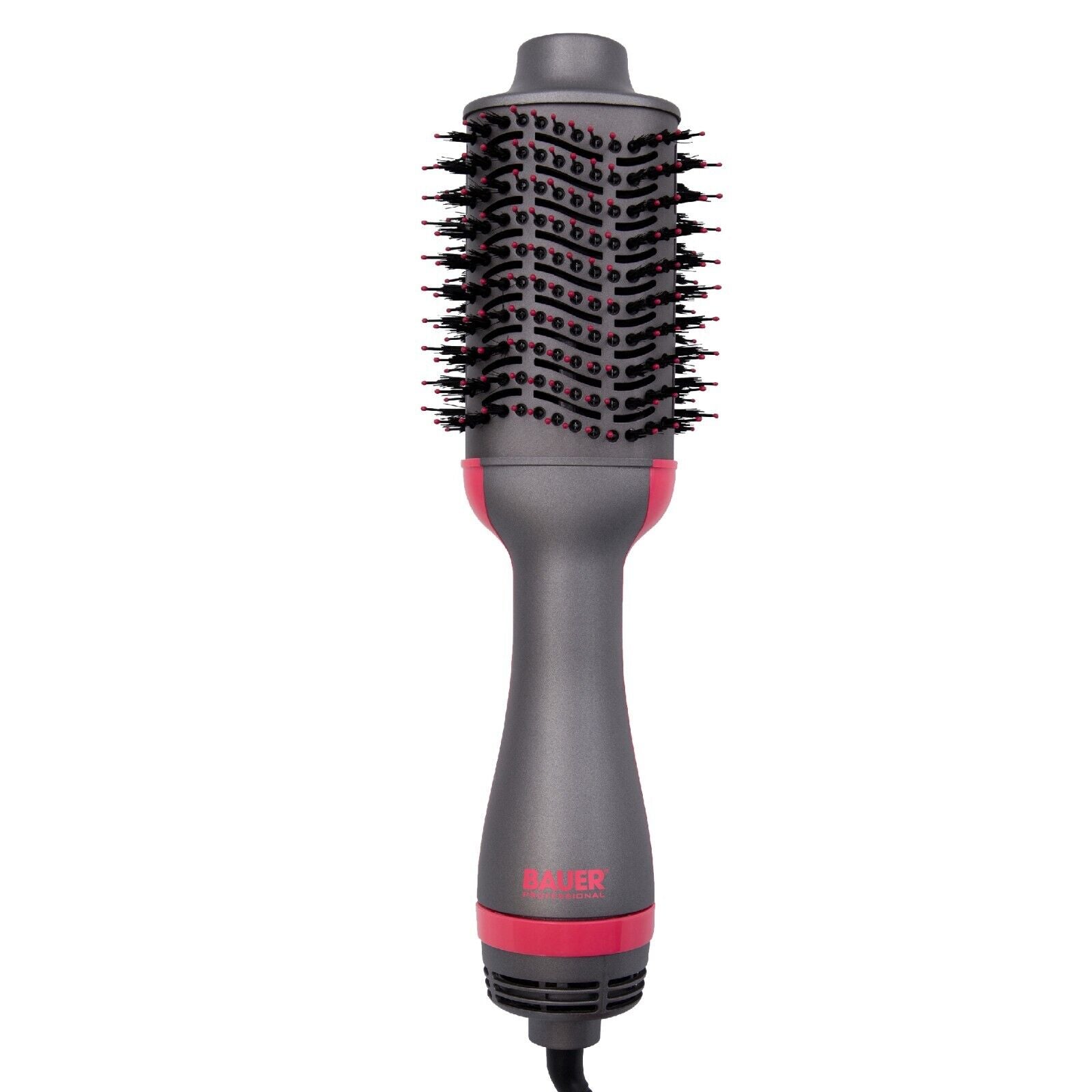 Bauer Hot Air Blow Dry Brush 2 in 1 Hair Dryer & Ionic Styler Short or Long Hair