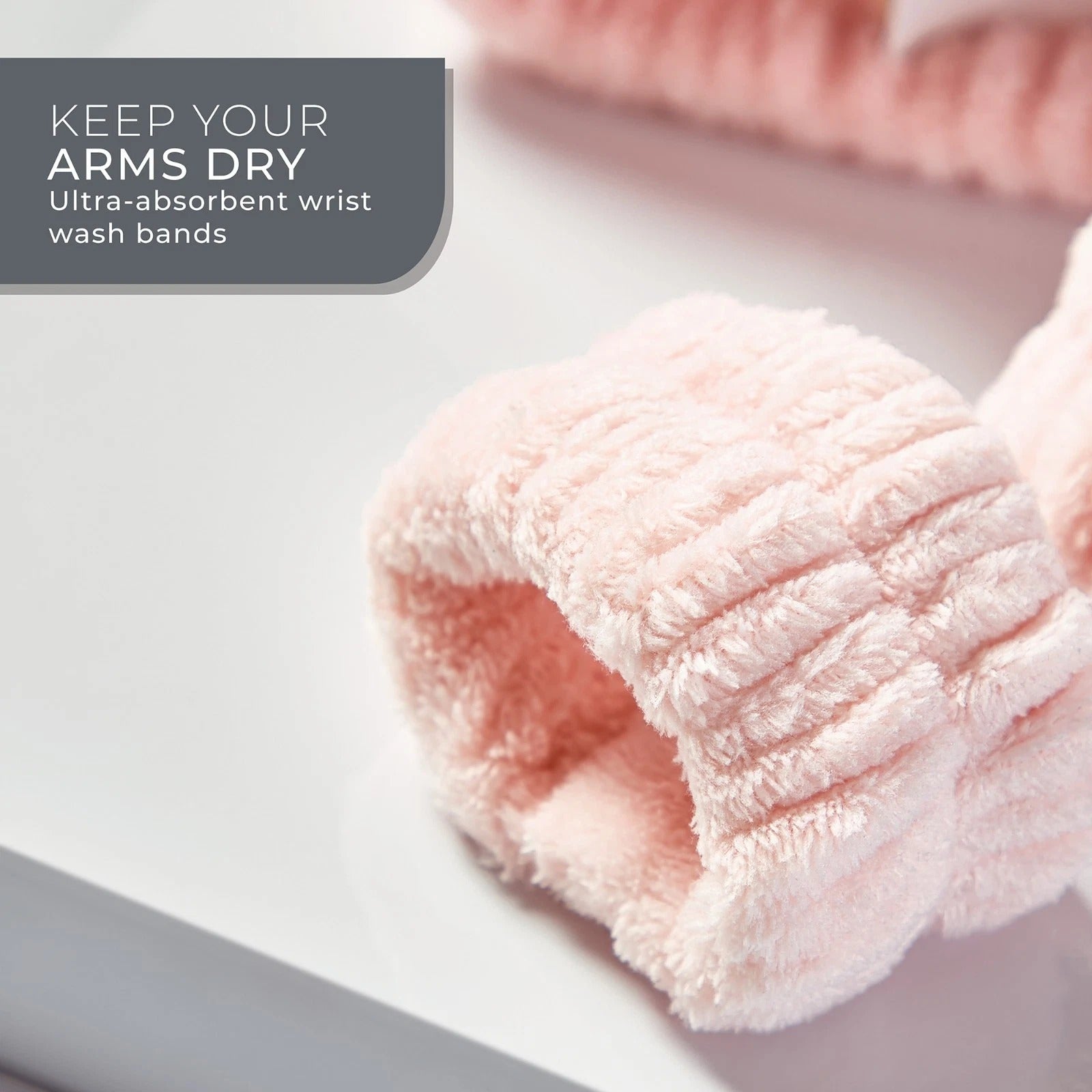 Bauer Headband Wrist Wash Band Turban Towel Soft Skincare Set Makeup Cleansing