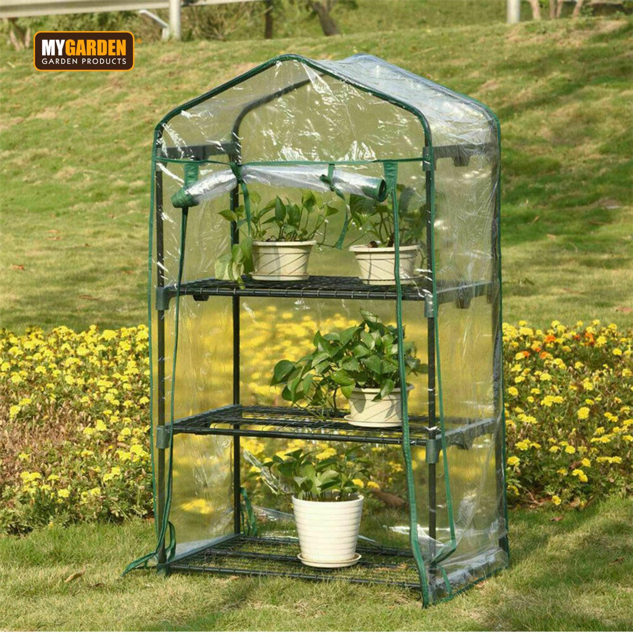 Garden Greenhouse 3 or 4 Tier | Complete Kits | Replacement Green House Covers