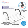 Over Radiator Airer Clothes Washing Drying Indoor Rack Adjustable Rail Dryer