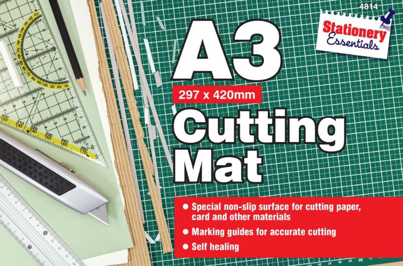 A1/A2/A3/A4/A5 Cutting Rotary Mat Self Healing Non Slip Craft Printed Grid