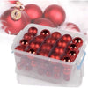 100pcs Christmas Decor Baubles Tree Xmas Balls Party Wedding Ornament Size 3/4/6