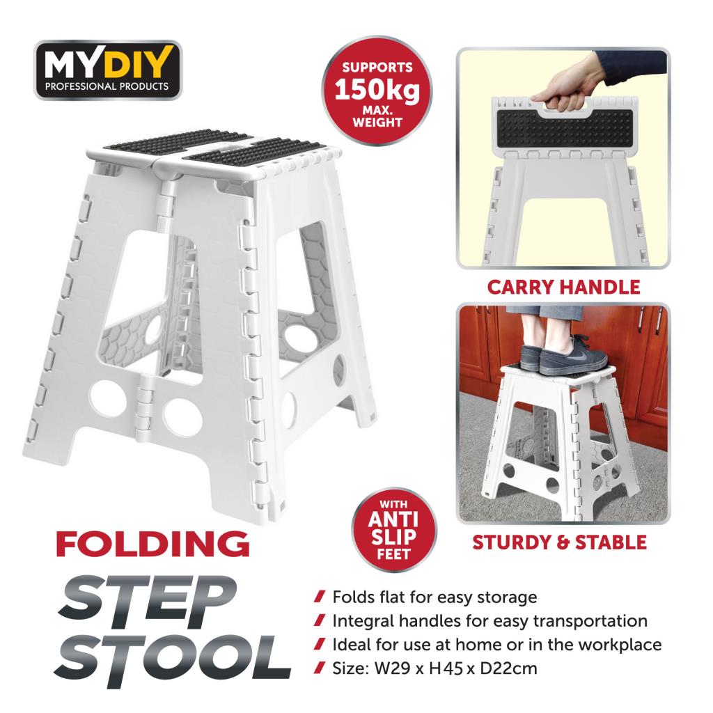 Heavy Duty Large Step Stool Ladder Folding Foldable Multi Purpose Home Kitchen