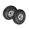 Wheelbarrow Wheel 25cm Pneumatic Rubber Tyre Replacement 120kg Load Anti Slip