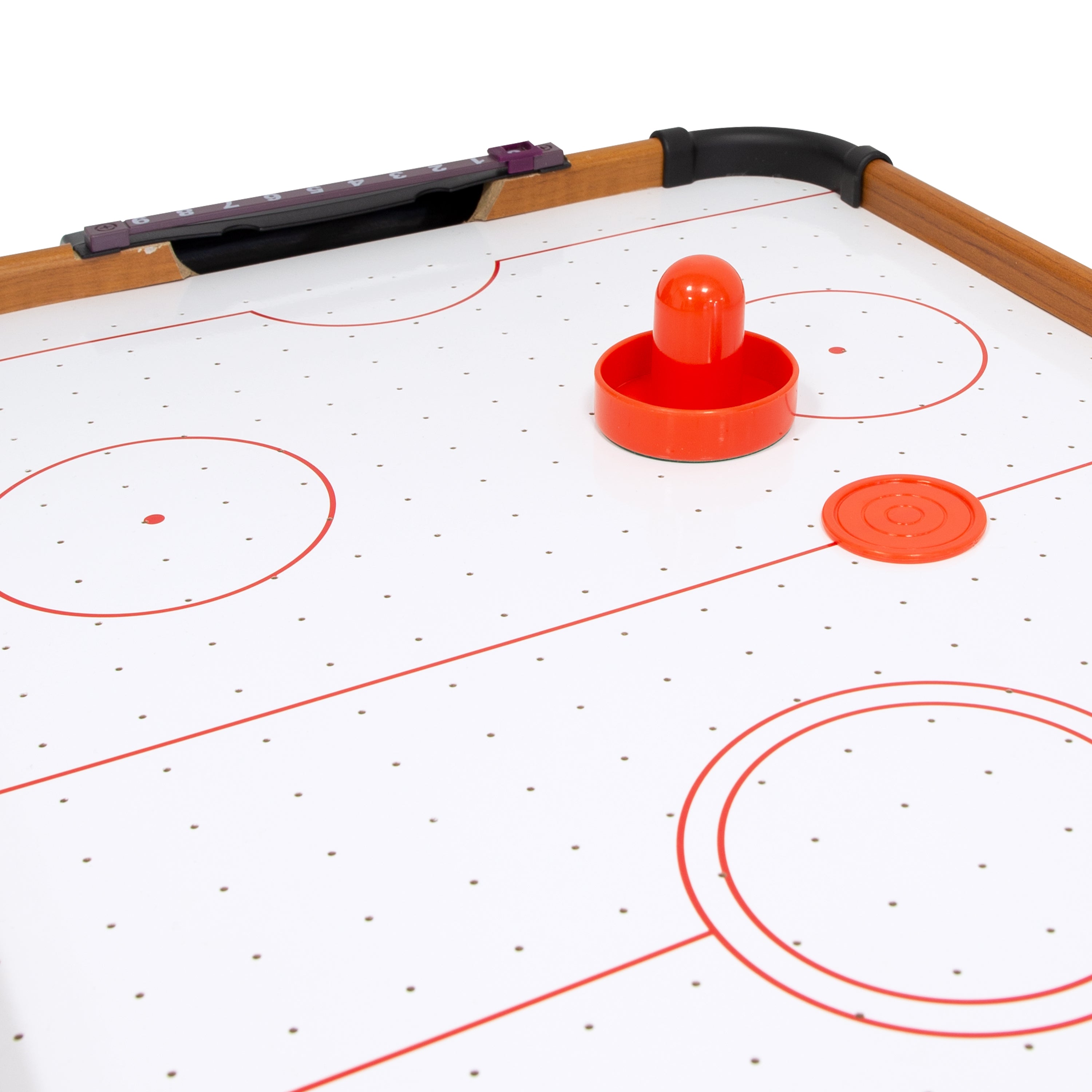 Deluxe Big Table Top Air Hockey Game Portable Desktop Battery Operated Gift