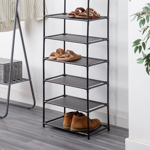 4 & 10 Tier Shoe Rack Organiser Heavy Duty Metal Frame Multi Shelf Storage Stand