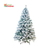 Luxury Snow Flocked Christmas Tree Candy Cane Lights Branches Stand Xmas 4ft/5ft